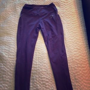 Gymshark leggings with side pockets.